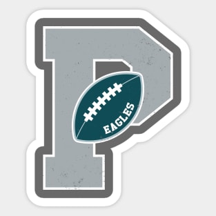 Big Bold Philadelphia Eagles Monogram Sticker